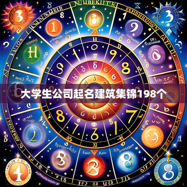 大学生公司起名建筑集锦198个
