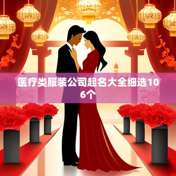 医疗类服装公司起名大全细选106个