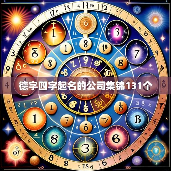 德字四字起名的公司集锦131个