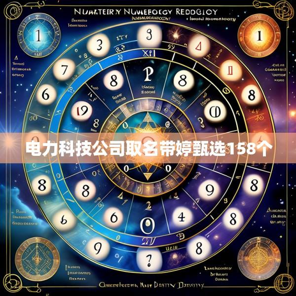 电力科技公司取名带婷甄选158个