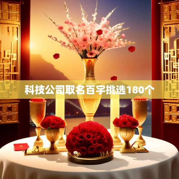 科技公司取名百宇挑选180个