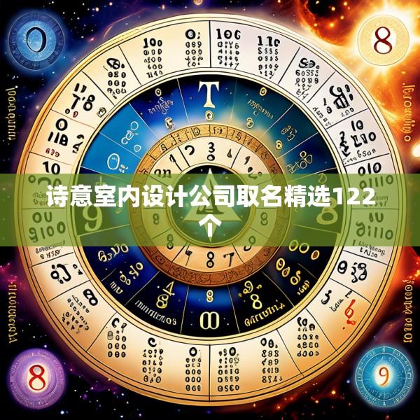 诗意室内设计公司取名精选122个