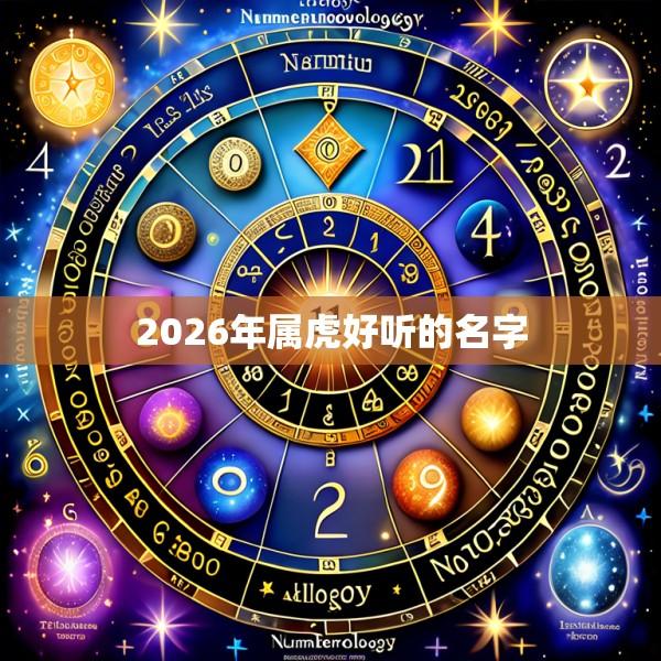 2026年属虎好听的名字